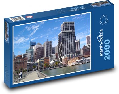 San Francisco City, Kalifornia - Puzzle 2000 dielikov, rozmer 90x60 cm 
