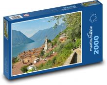 Comské jazero - Taliansko, Sala Comacina Puzzle 2000 dielikov - 90 x 60 cm