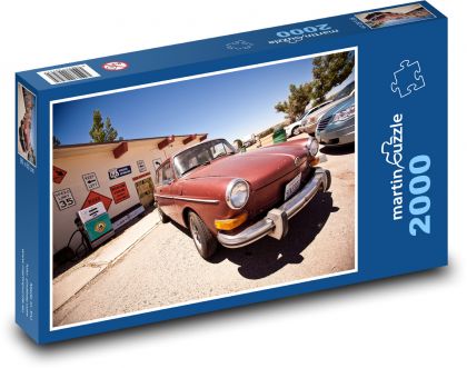 Auto - USA, Trip, Volkswagen - Puzzle 2000 dielikov, rozmer 90x60 cm 