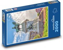 Square - statue, memorial Puzzle 2000 pieces - 90 x 60 cm