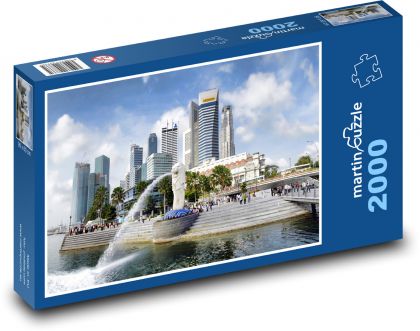 Singapur - Asien, Stadt - Puzzle - 2000 Teile