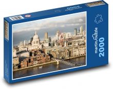 Město - architektura, domy Puzzle 2000 - 90x60 cm