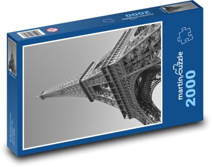 Eiffelova věž - Paříž, Francie - Puzzle 2000 dílků, rozměr 90x60 cm