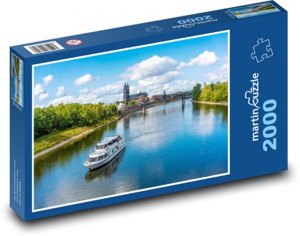 Magdeburg - Elbe - Puzzle - 2000 Teile
