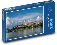 Ostřihom - Maďarsko, město Puzzle 2000 dílků - 90 x 60 cm