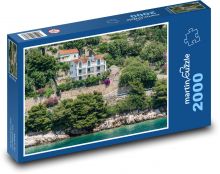 Chorvátsko - Dubrovník, pobrežie Puzzle 2000 dielikov - 90 x 60 cm