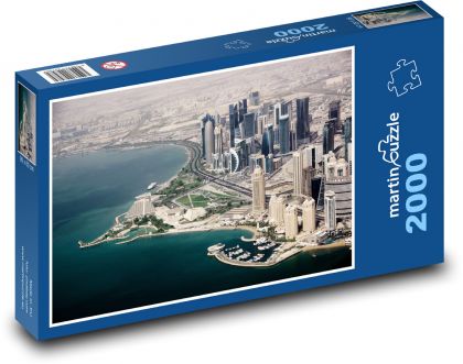 Dubai - City, Skyscraper - Puzzle 2000 pieces, size 90x60 cm 