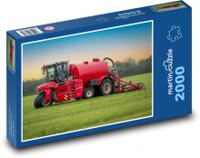 Zemědělský stroj na poli Puzzle 2000 dílků - 90 x 60 cm