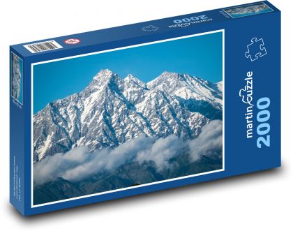 Himalayan Snowy Mountains - Puzzle 2000 elementów, rozmiar 90x60 cm