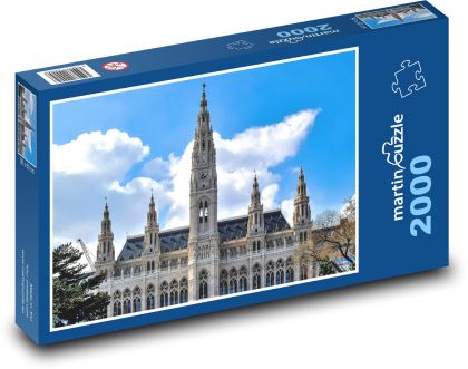 Vídeňská radnice - Rakousko - puzzle 2000 dílků