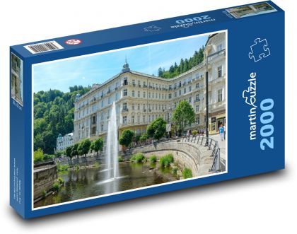Karlsbad - Wasserbrunnen - Puzzle - 2000 Teile