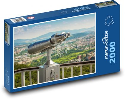 Fernglas - Aussichtsturm - Puzzle - 2000 Teile