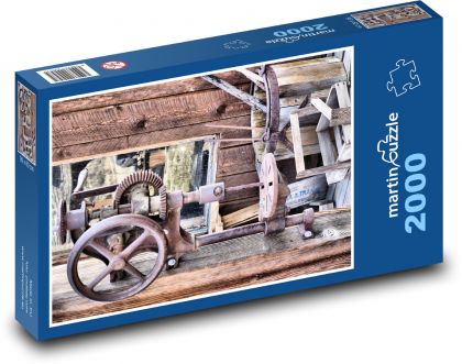 Vŕtačka - starožitná - Puzzle 2000 dielikov, rozmer 90x60 cm 