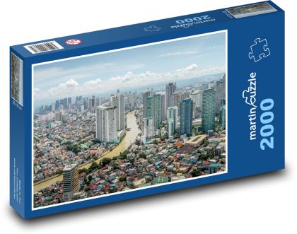 Manila - Filipiny - Puzzle 2000 elementów, rozmiar 90x60 cm