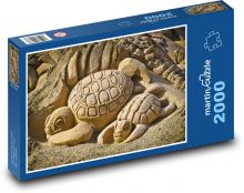 Želvy z písku Puzzle 2000 - 90x60 cm
