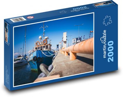 Boot - Hafen - Puzzle - 2000 Teile