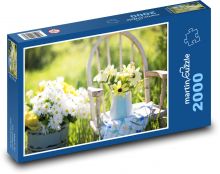 Sedmokrásky -  kvety Puzzle 2000 dielikov - 90 x 60 cm