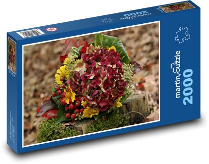 Autumn bouquet - Puzzle 2000 pieces, size 90x60 cm 