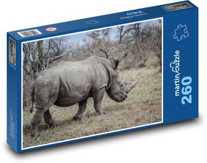 Rhino - Puzzle 260 pieces, size 41x28.7 cm 