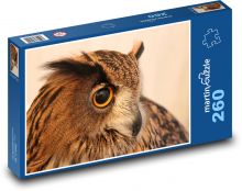 Výr, evropská sova Puzzle 260 - 41x28,7 cm