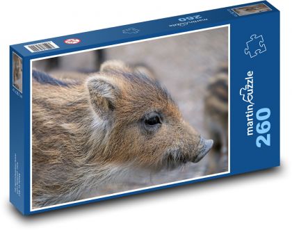 Pig - small piglet - Puzzle 260 pieces, size 41x28.7 cm 