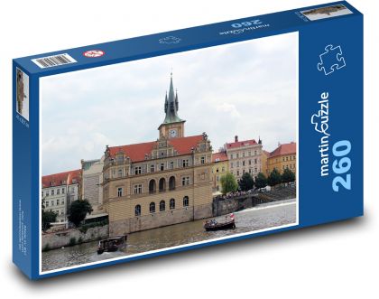 Muzeum Smetana na Wełtawie, Praga - Puzzle 260 elementów, rozmiar 41x28,7 cm