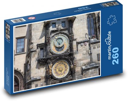 Praha - Orloj - Puzzle 260 dílků, rozměr 41x28,7 cm