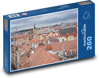 Roofs of the Old Town, Prague - Puzzle 260 pieces, size 41x28.7 cm 