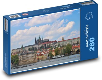 Praha - Karlův Most - Puzzle 260 dílků, rozměr 41x28,7 cm