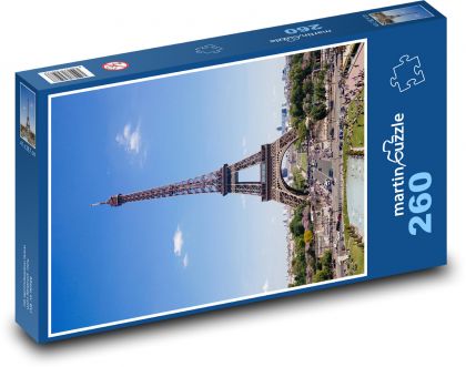 Paris - the Eiffel tower - Puzzle 260 pieces, size 41x28.7 cm 