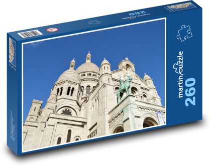 Paříž - Bazilika Sacré-Cœur - Puzzle 260 dílků, rozměr 41x28,7 cm