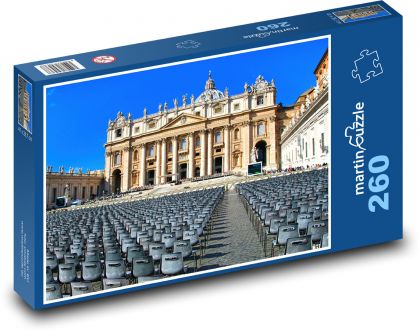 St Peters Square Vatican City - Puzzle 260 pieces, size 41x28.7 cm 