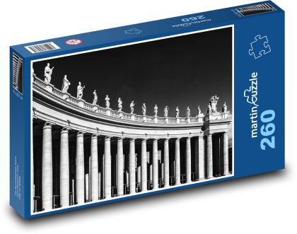 Vatikán - Bazilika svatého Petra - Puzzle 260 dílků, rozměr 41x28,7 cm