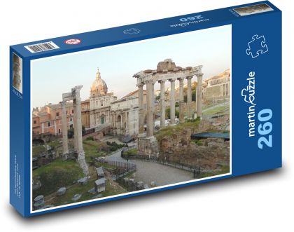 Řím - Roma forum - Puzzle 260 dílků, rozměr 41x28,7 cm