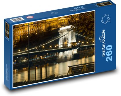 Budapešť - Puzzle 260 dílků, rozměr 41x28,7 cm