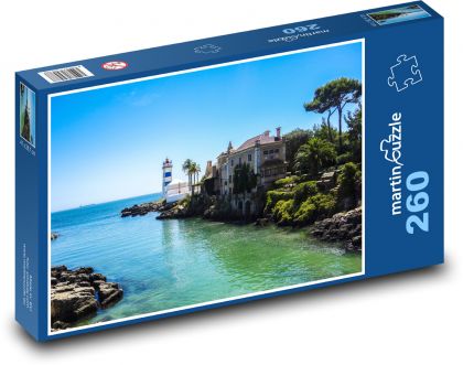 Wybrzeże Lizbony - Puzzle 260 elementów, rozmiar 41x28,7 cm