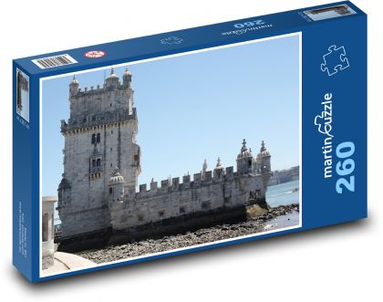Belém Tower in Lisbon - Puzzle 260 pieces, size 41x28.7 cm 