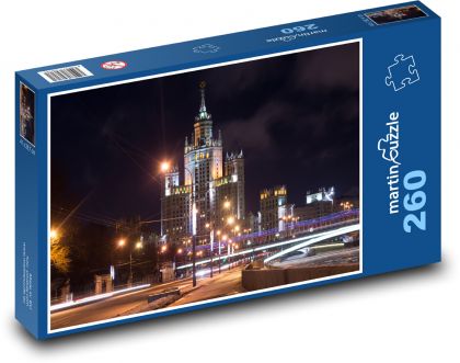 Moskva, Sedem sestier v noci - Puzzle 260 dielikov, rozmer 41x28,7 cm