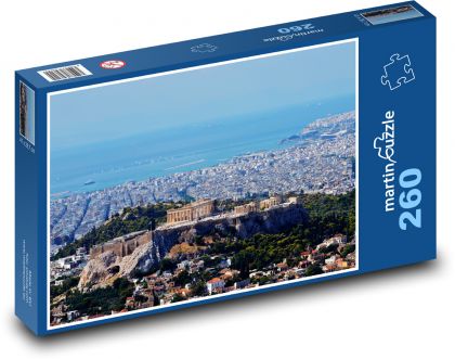 Řecko panorama - puzzle 260 dílků