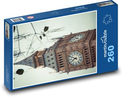 Londýn - Big Ben - Puzzle 260 dílků, rozměr 41x28,7 cm