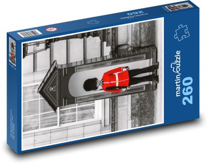 Londýn, Kráľovský vojak - Puzzle 260 dielikov, rozmer 41x28,7 cm