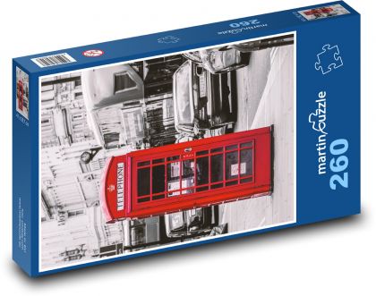 Londýn - Puzzle 260 dílků, rozměr 41x28,7 cm