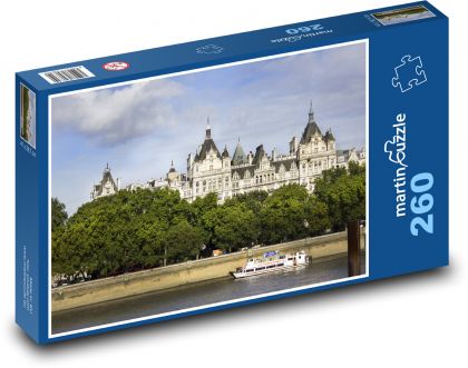 Londýn, loď na Temži - Puzzle 260 dielikov, rozmer 41x28,7 cm
