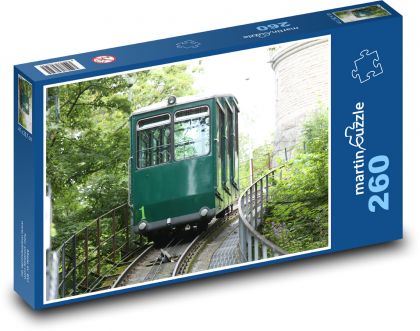 Štokholm - lanovky železničnej - Puzzle 260 dielikov, rozmer 41x28,7 cm