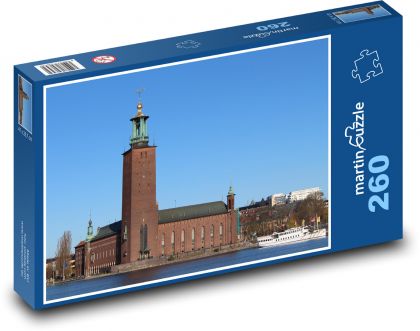 Stockholm - radnice - Puzzle 260 dílků, rozměr 41x28,7 cm