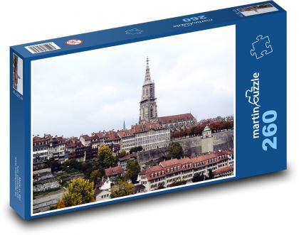 Švýcarsko - Bern - Puzzle 260 dílků, rozměr 41x28,7 cm