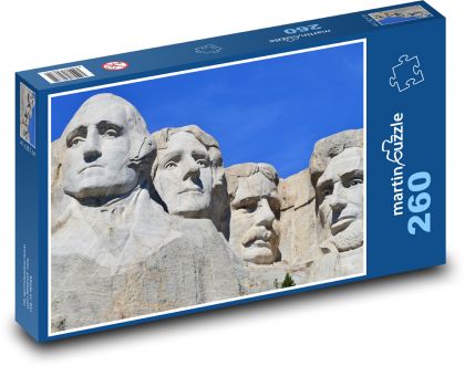 Presidents at Mount Rushmore - Puzzle 260 pieces, size 41x28.7 cm 