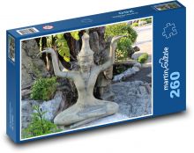 Socha budhistického chrámu Puzzle 260 dielikov - 41 x 28,7 cm