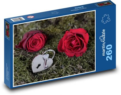 Růže - Puzzle 260 dílků, rozměr 41x28,7 cm