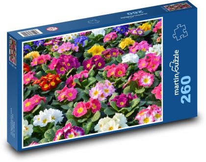 Květiny - Petrklíč - Puzzle 260 dílků, rozměr 41x28,7 cm
